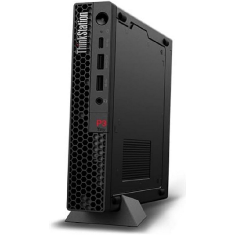 ThinkStation P3 Tiny, Intel® Core™ i9-14900 vPro® (E-cores up to 4.30GHz, 36MB), 32.0GB, 1x512GB SSD M.2 2280 PCIe Gen4 Performance TLC Opal, 1xNVIDIA RTX™ A400 4GB, BT 5.1 or above, Intel®AX211vPro, Integrated Ethernet, 300W, Porturi: Rear: 2x USB-A (USB 10Gbps / USB 3.2 Gen 2); 2x USB-A (USB 5Gbps (30H0008ARI)