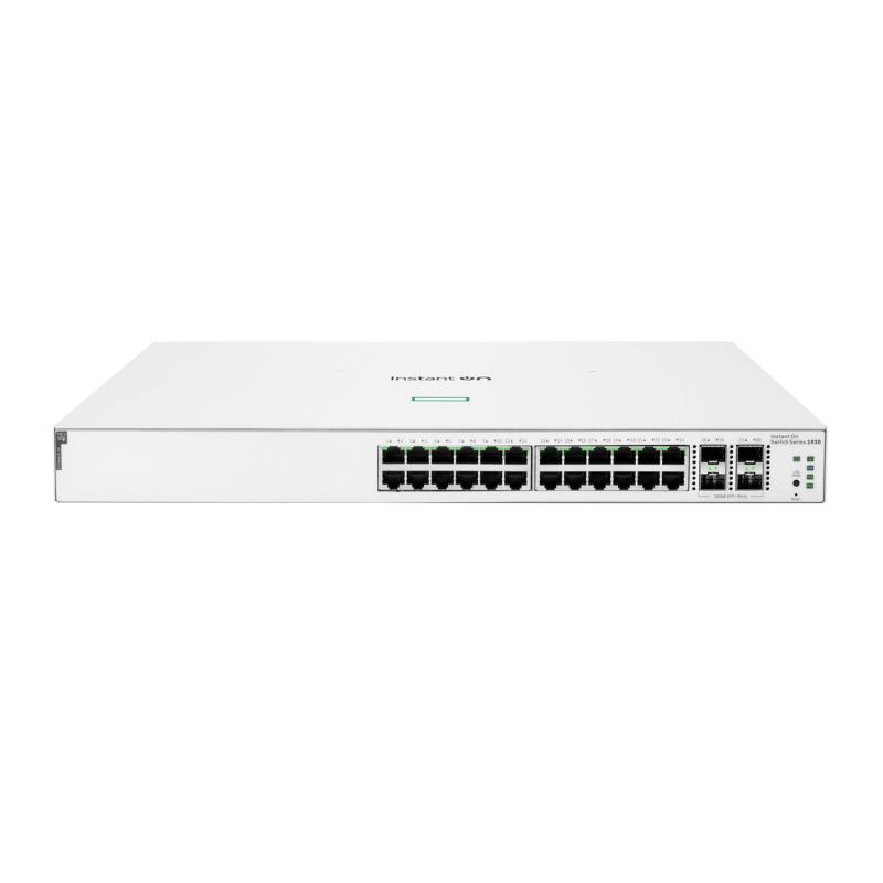 ARUBA NETWORKS HPE Networking Instant On Switch 24p Gigabit CL4 PoE 4p SFP+ 195W 1930 (JL683B)