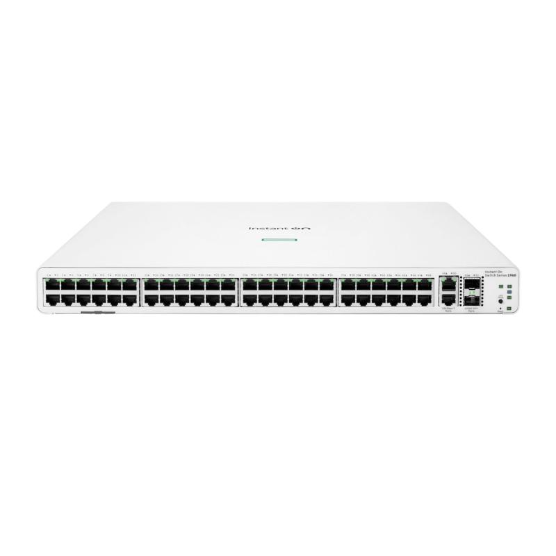 ARUBA NETWORKS HPE Networking Instant On Switch 48p Gigabit 2p 10GBT 2p SFP+ 1960 (JL808A)