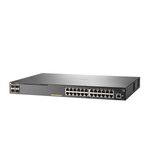 ARUBA NETWORKS HPE Aruba Networking 2930F 24G PoE+ 4SFP Switch (JL261A)