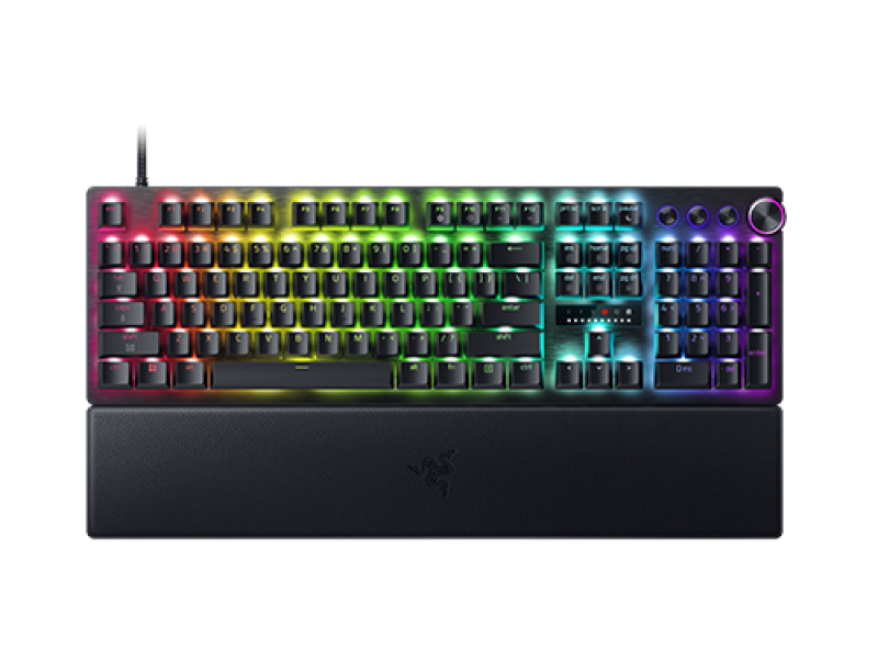 Tastatura mecanica Razer Huntsman V3 Pro 8KHz, iluminare Razer Chroma RGB, US layout, negru (RZ03-05530100-R3M1)