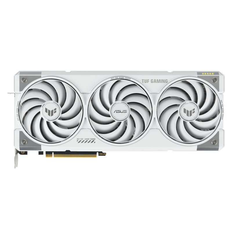 ASUS TUF Gaming TUF-RTX5070TI-O16G-WHITE-GAMING. Graphics processor family: NVIDIA, Graphics processor: GeForce RTX 5070 Ti. Discrete graphics card memory: 16 GB, Graphics card memory type: GDDR7, Memory bus: 256 bit. Maximum resolution: 7680 x 4320 pixels.  DirectX version: 12 Ultimate, OpenGL (90YV0MD3-M0NA00)