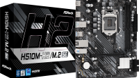 Asrock H510M-H2/M.2 SE. Processor manufacturer: Intel, Processor socket: LGA 1200 (Socket H5), Compatible processor series: Intel® Core™ i3, Intel® Core™ i5, Intel® Core™ i7, Intel® Core™ i9. Supported memory types: DDR4-SDRAM, Maximum internal memory: 64 GB, Memory slots type: DIMM. Supported (90-MXBMQ0-A0UAYZ)