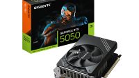 GIGABYTE GeForce RTX 5050 D6 8G. Graphics processor family: NVIDIA, Graphics processor: GeForce RTX 5050, Processor frequency: 2572 MHz. Discrete graphics card memory: 8 GB, Graphics card memory type: GDDR6, Memory bus: 128 bit, Memory clock speed: 20000 MHz. Maximum resolution: 7680 x 4320 pixels (GV-N5050D6-8GD)