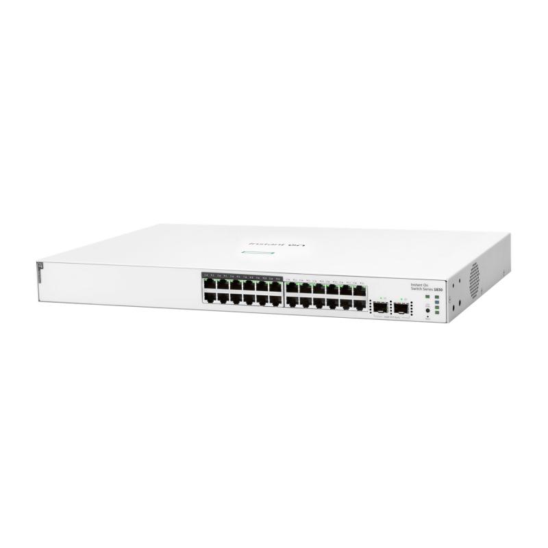 ARUBA NETWORKS HPE Networking Instant On Switch 24p Gigabit CL4 PoE 2p SFP 195W 1830 (JL813A)