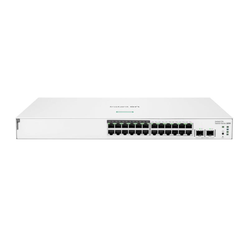 ARUBA NETWORKS HPE Networking Instant On Switch 24p Gigabit CL4 PoE 2p SFP 195W 1830 (JL813A) - imagine 2