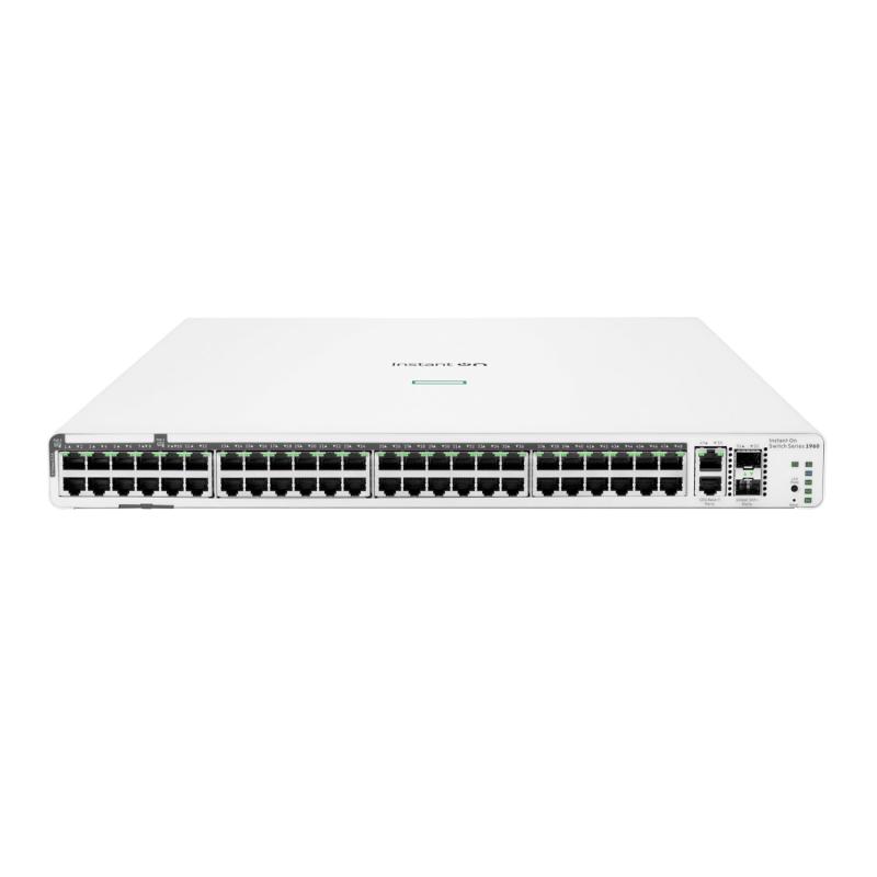 ARUBA NETWORKS HPE Networking Instant On Switch 40p Gigabit CL4 8p Gigabit CL6 PoE 2p 10GBT 2p SFP+ 600W 1960 (JL809A) - imagine 2