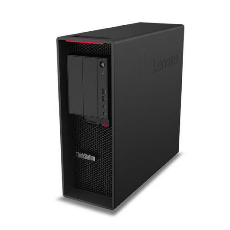 ThinkStation P620, AMD Ryzen™ PRO 5955WX (4.00GHz, 64MB), Windows 11 Pro, Romanian / English, 64.0GB, 1x1TB SSD M.2 2280 PCIe Gen4 TLC Opal, 1xNVIDIA RTX™ 4000 Ada 20GB, 1000W, Porturi: Rear: 2x USB 2.0; 4x USB 3.2 Gen 2; 1x Ethernet (10GbE RJ-45); 1x line-in (3.5mm); 1x line-out (3.5mm); 1x (30E0019MRI)