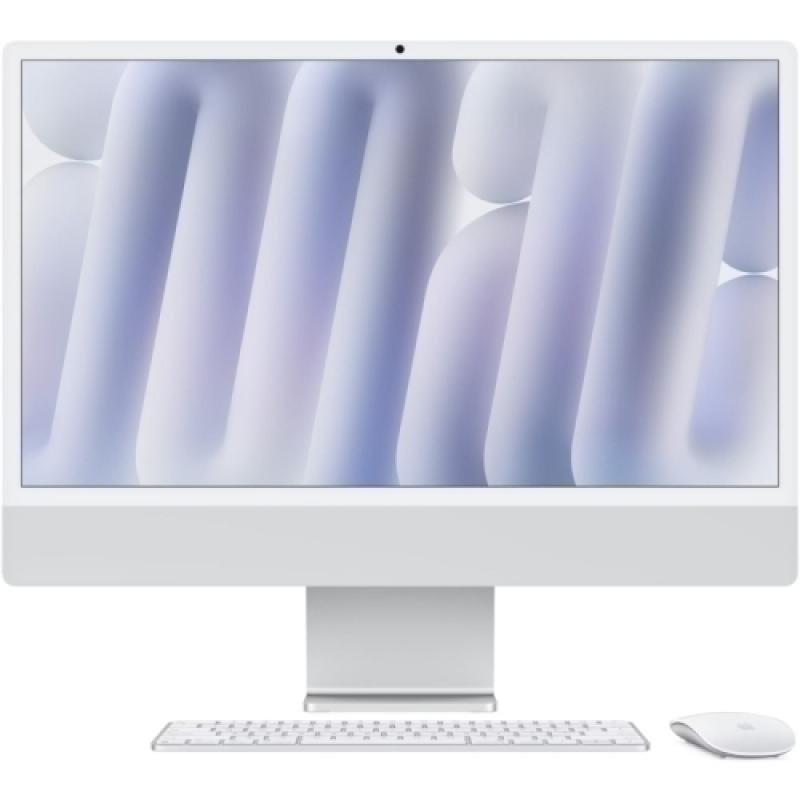 Apple iMAC 24" Retina 4.5k/ Apple M4 (CPU 8-core, GPU 8-core, Neural Engine16-core)/24GB/1TB - Silver - INT KB (2024) (Cto from MWUC3RO/A) (Z1E2000US)