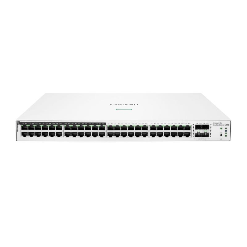 ARUBA NETWORKS HPE Networking Instant On Switch 48p Gigabit CL4 PoE 4p SFP 370W 1830 (JL815A) - imagine 2