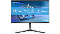 Monitor Philips 24.5" 25M2N5200U/00, Diagonal (inch): 24.5, Diagonal (cm): 62, Aspect ratio: 16:9, Panel: Fast IPS, Resolution: 1920x1080, Refresh Rate: 240Hz/390Hz, Response time GtG: 1ms, Response time MPRT: 0.3ms, Brightness (max): 400 cd/m², Contrast (static) : 1000:1, Contrast (dynamic): Mega (25M2N5200U/00)