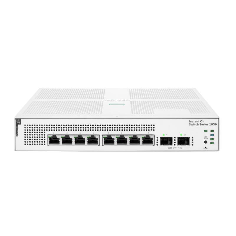 ARUBA NETWORKS HPE Networking Instant On Switch 8p Gigabit CL4 PoE 2p SFP 124W 1930 (JL681A)