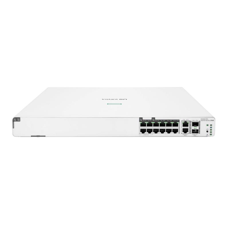 ARUBA NETWORKS HPE Networking Instant On Switch 8p Gigabit CL4 4p SR2.5G CL6 PoE 2p 10GBT 2p SFP+ 480W 1960 (S0F35A) - imagine 2