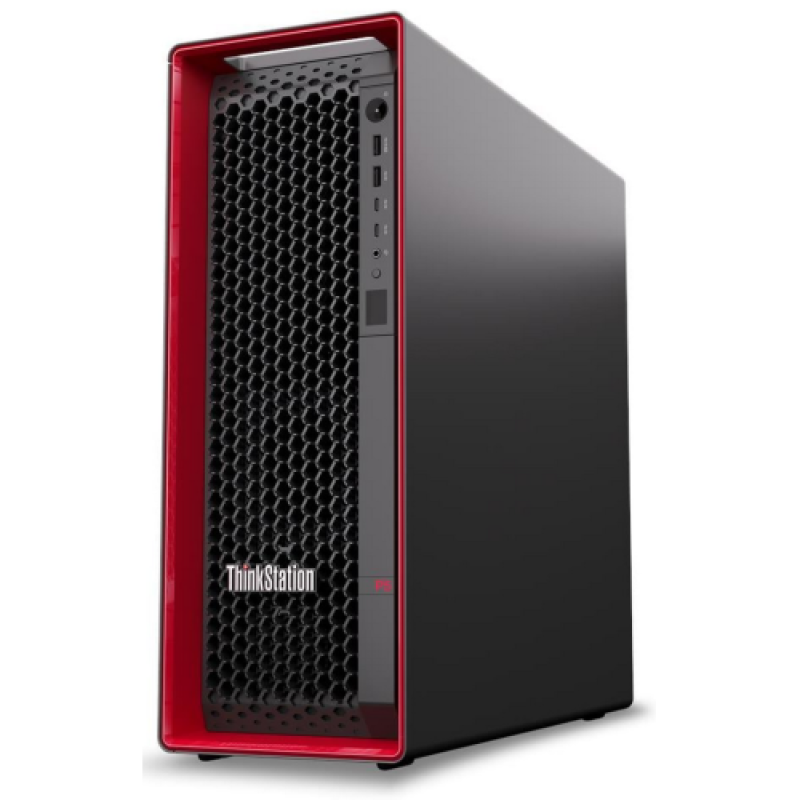 ThinkStation P5, Intel® Xeon® W5-2455X (3.20GHz, 30MB), 32.0GB, 1x1TB SSD M.2 2280 PCIe Gen4 Performance TLC Opal, 1xNVIDIA RTX™ A2000 12GB, 750W, Porturi: Rear: 1x USB-C® (USB 20Gbps / USB 3.2 Gen 2x2), data transfer only; 2x USB-A (Hi-Speed USB / USB 2.0); 3x USB-A (USB 10Gbps / USB 3.2 Gen 2); 1x (30GA002JRI)
