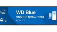 Western Digital WD Blue SN5000 NVMe. SSD capacity: 4 TB, SSD form factor: M.2, Component for: PC/Laptop (WDS400T4B0E-00BKY0)