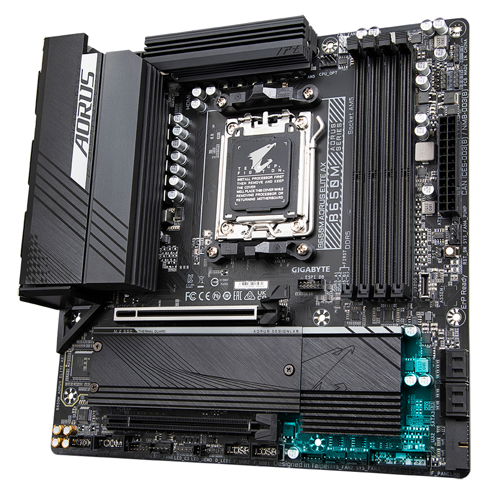 Placa de bază Gigabyte B650M AORUS ELITE AX AM5 (B650M AOR ELITE AX) - imagine 5