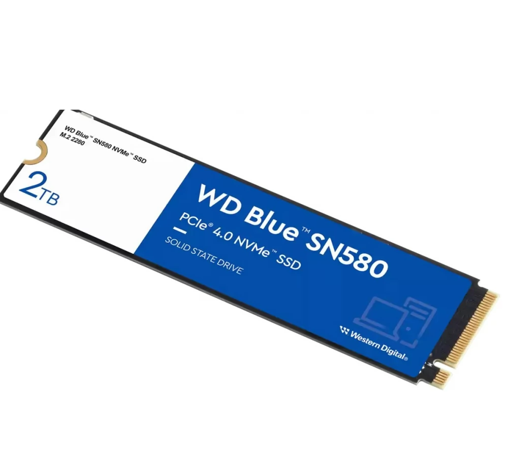SSD WD Blue SN580 2TB PCI Express 4.0 x4 M.2 2280 (WDS200T3B0E)