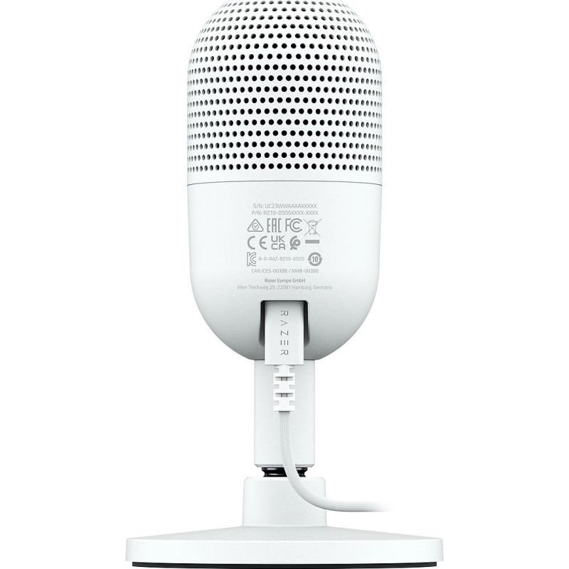 Microfon Razer Seiren V3 Mini White USB, frecventa raspuns 20 Hz - 20000 Hz, sensibilitate 110 dB (THD > 1% at 1 kHz), alb (RZ19-05050300-R3M1) - imagine 2