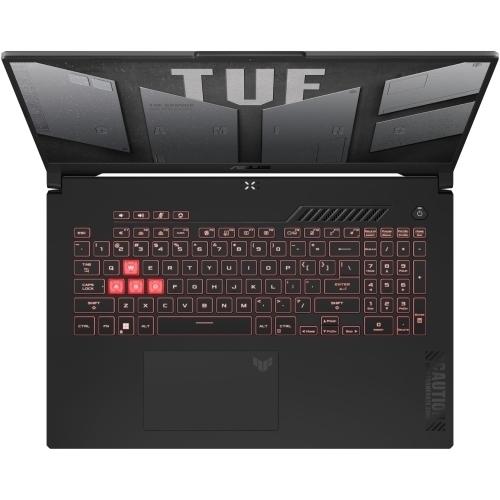 Laptop ASUS TUF Gaming A17 FA707NUG-HX159, AMD Ryzen 7 7445HS, 17.3 inch, RAM 16GB, SSD 1TB, nVidia GeForce RTX 4050 6GB, No OS, Mecha Grey (FA707NUG-HX159) - imagine 4