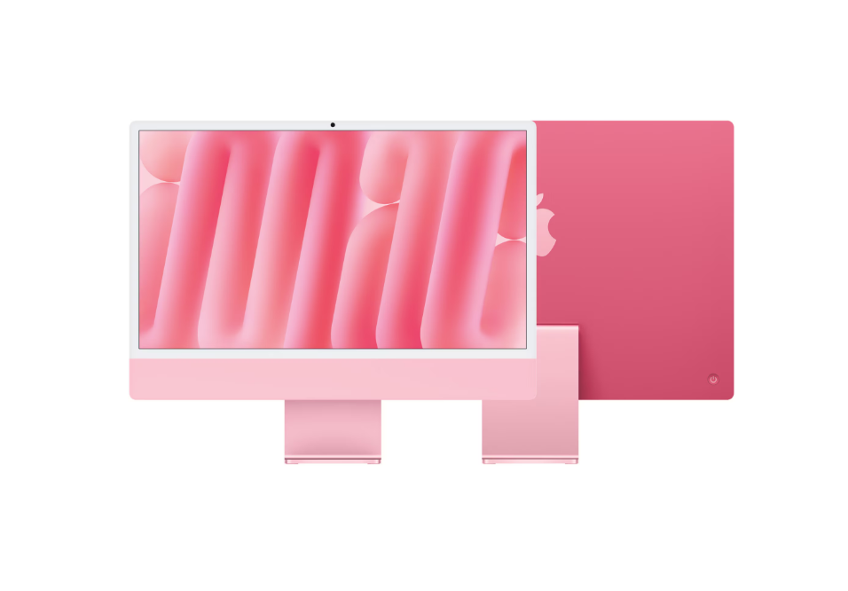 Apple iMAC 24" Retina 4.5k/ Apple M4 (CPU 10-core, GPU 10-core, Neural Engine16-core)/16GB/512GB - Pink - INT KB (2024) (MWV53RO/A)