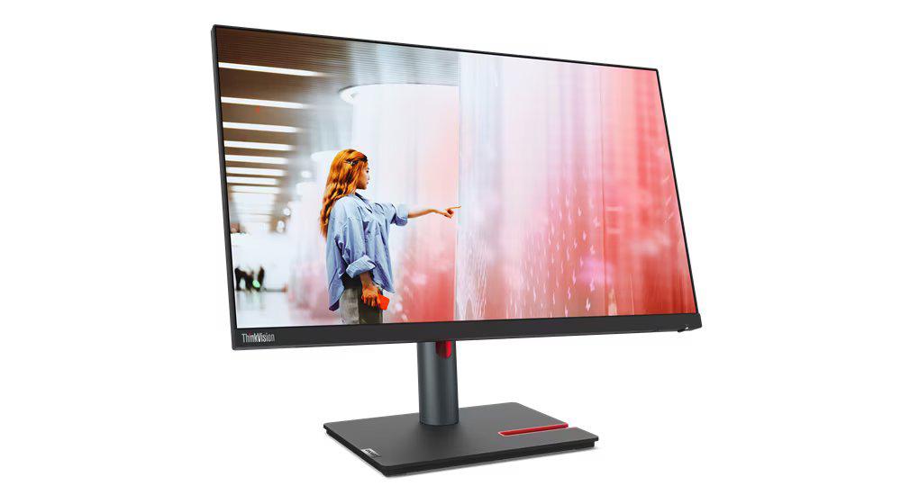 Lenovo ThinkVision P24q-3023.8" IPS , QHD (2560x1440), 16:9, Brightness: 300 cd/m², Contrast ratio: 1000:1, Response time: 4ms (Extreme mode) / 6ms (Typical mode), Dot / Pixel Per Inch: 123 dpi, Color Gamut: 99% sRGB, 99% BT.709, View angle: 178° / 178°, Stand: Tilt, Swivel, Pivot (63B4GAT6EU) - imagine 2