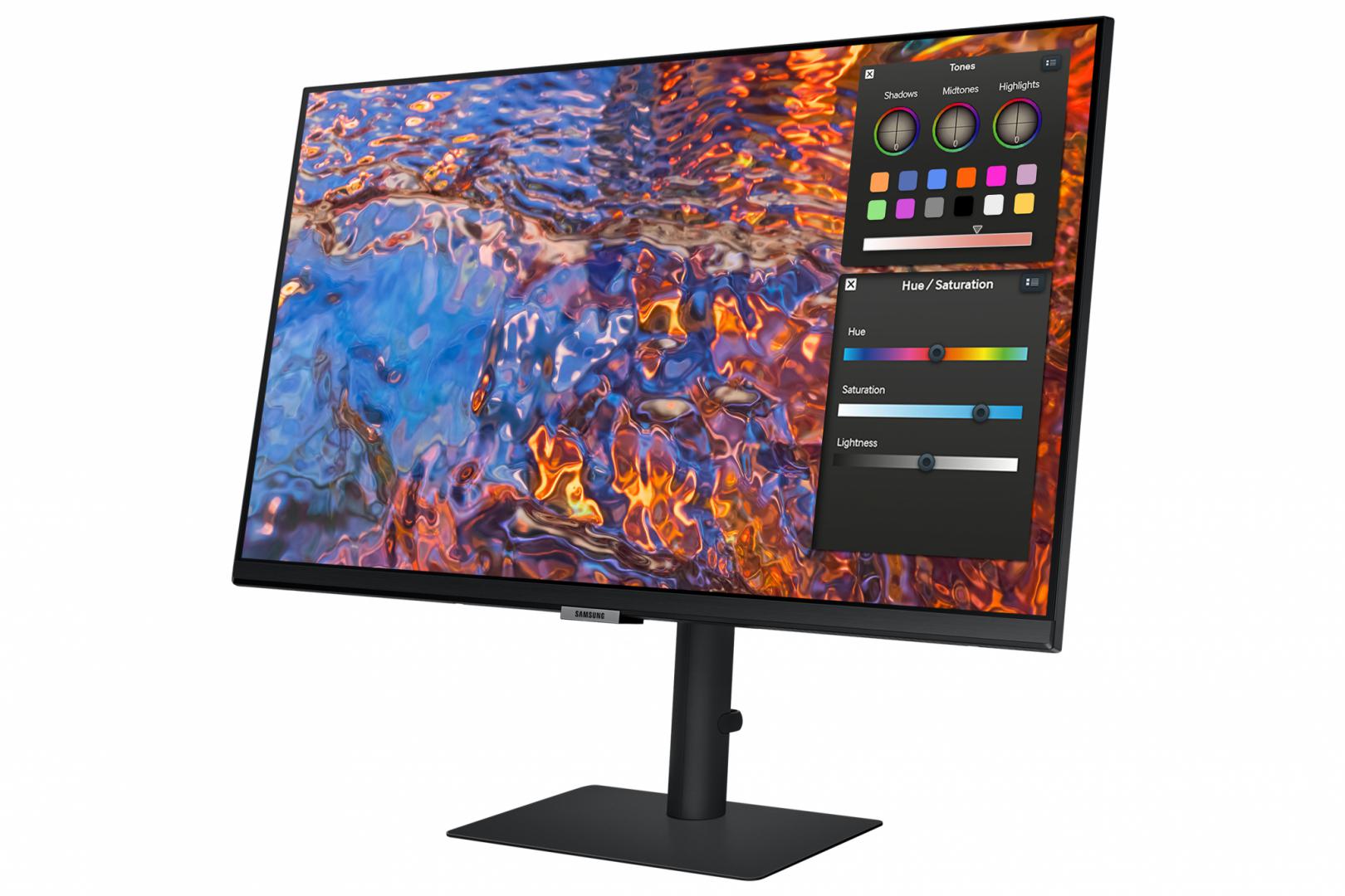 Monitor Samsung 27" LS27B800PXPXEN, Diagonal (inch): 27, Diagonal (cm): 69, Aspect ratio: 16:9, Panel: IPS, Resolution: 3840x2160, Refresh Rate: 60Hz, Response time GtG: 5ms, Brightness (max): 350 cd/m², Contrast (static) : 1000:1, Viewing angle: 178°/178°, Color Gamut Type: 98% DCI, Colours: 1.07B (LS27B800PXPXEN) - imagine 8