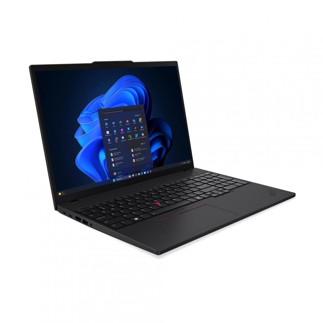 Laptop Lenovo ThinkPad T14 Gen 6 (Intel); 14" WUXGA (1920x1200) IPS 400nits Anti-glare, 45% NTSC, 60Hz, DBEF5; Intel® Core Ultra 5 228V, 8C (4P + 4LPE) / 8T, Max Turbo up to 4.5GHz, 8MB; Video Integrated Intel® Arc™ Graphics 130V; RAM 1x 32GB Soldered LPDDR5x-8533, MoP Memory; Models with V series (21QG000VRI) - imagine 3