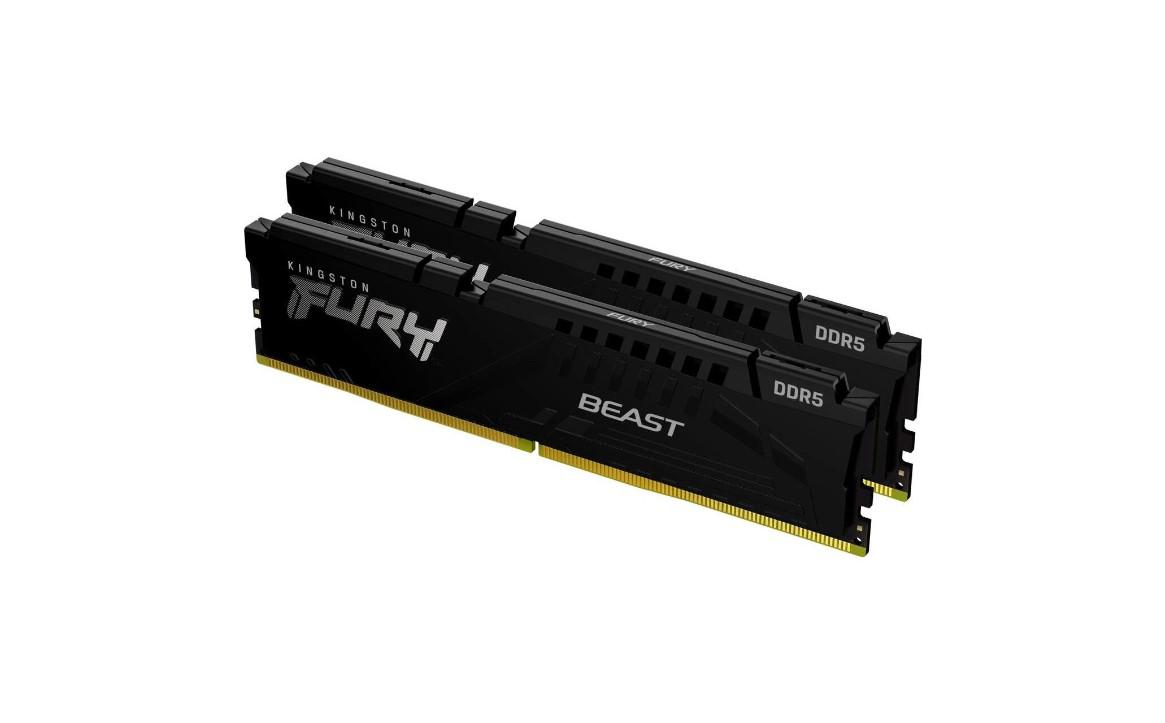 Memorie RAM Kingston DDR5 32GB 5200Mhz CL36 1.25V Dual Channel Kit 1.25V Fury Beast Black EXPO (KF552C36BBEK2-32)
