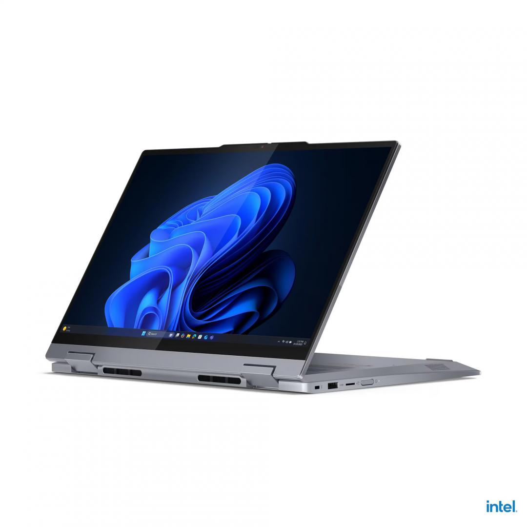 Laptop SMB Lenovo ThinkBook 14 2-in-1 G5 IAU, cu procesor Intel Core Ultra 5 225U, 14'' IPS, 16 GB DDR5, 512 GB, Intel Integrated, Windows 11 Pro, 3 ani Garantie (21SQ0009RI) - imagine 7