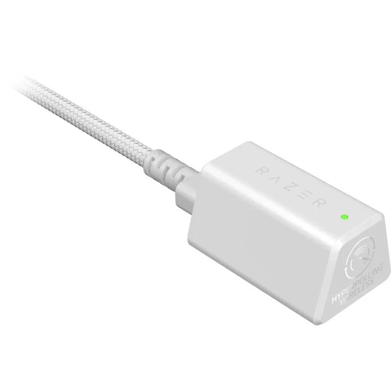 Mouse Razer Viper V3 Pro, conectivitate Razer HyperSpeed Wireless si prin fir, durata de viata baterie pana la 95 ore la 1000 Hz, pana la 62 ore la 2000 Hz, pana la 40 ore la 4000 Hz, pana la 17 ore la 8000 Hz, alb (RZ01-05120200-R3G1) - imagine 5