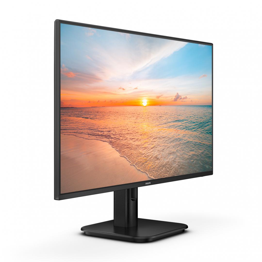Monitor Philips 23.8" 24E1N1100A/00, Diagonal (inch): 23.8, Diagonal (cm): 60.5, Aspect ratio: 16:9, Panel: IPS, Resolution: 1920x1080, Refresh Rate: 100Hz, Response time GtG: 4ms, Response time MPRT: 1ms, Brightness (max): 250 cd/㎡, Contrast (static) : 1300:1, Contrast (dynamic): Mega Infinity DCR (24E1N1100A/00) - imagine 6
