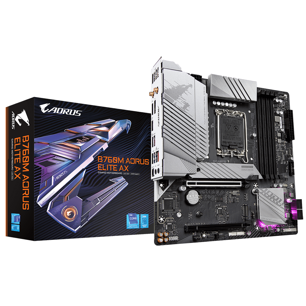 Placa de bază Gigabyte B760M AORUS ELITE AX LGA1700 (B760M A ELITE AX)