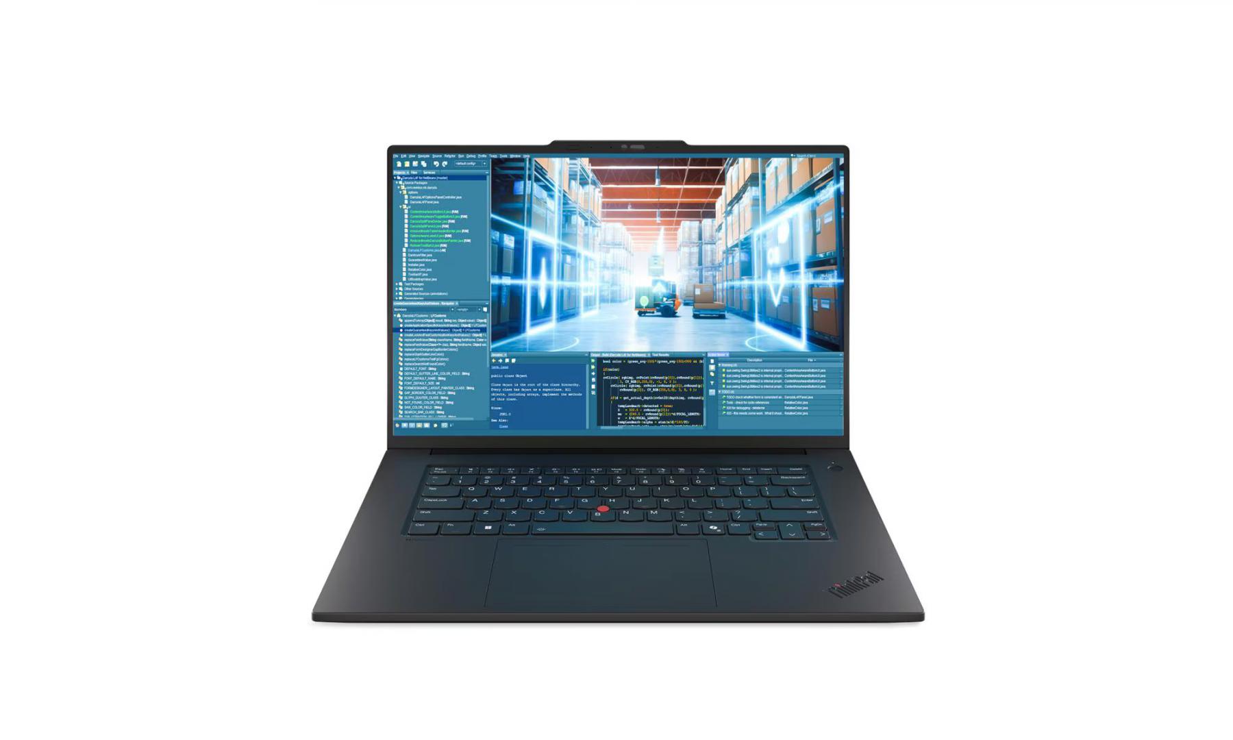 Laptop Lenovo ThinkPad P1 Gen 8; 16" 3.2K (3200x2000) Tandem OLED 600nits Anti-glare / Anti-reflection / Anti-smudge, 100% DCI-P3, 40-120Hz, DisplayHDR™ 600, Dolby Vision®, Eyesafe®, TÜV Low Blue Light, Touch; Intel® Core Ultra 9 285H, 16C (6P + 8E + 2LPE) / 16T, Max Turbo up to 5.4GHz, 24MB; Video (21Q80008RI)