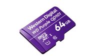 Card de Memorie MicroSDXC Western Digital, 64GB, Clasa 10, Purple (WDD064G1P0C)
