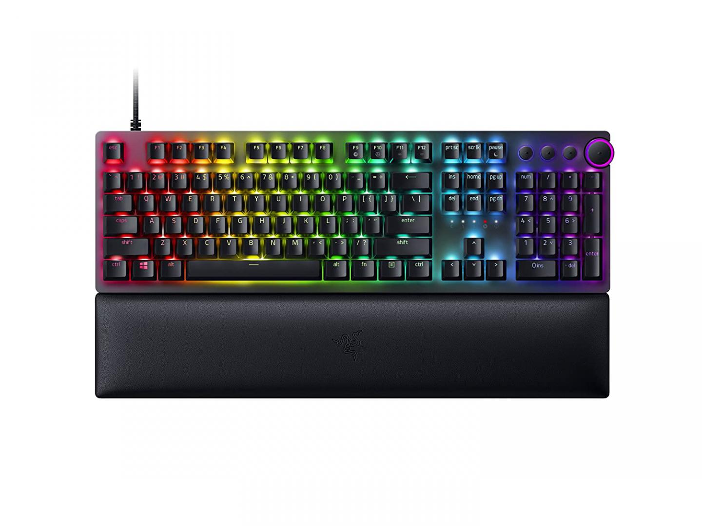 Tastatura Razer Huntsman V2 Linear, cu fir, neagra (RZ03-03930100-R3M1)