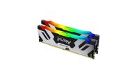 Memorie RAM Kingston DDR5 32GB 6400Mhz CL32 1.4V Dual Channel Kit Fury Renegade Silver/White RGB XMP (KF564C32RWAK2-32)