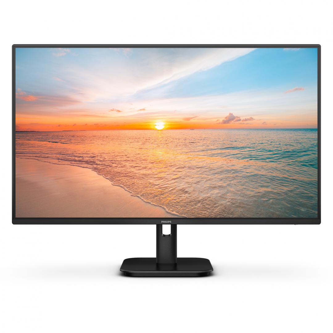 Monitor Philips 27" 27E1N1100A/00, Diagonal (inch): 27, Diagonal (cm): 69, Aspect ratio: 16:9, Panel: IPS, Resolution: 1920x1080, Refresh Rate: 100Hz, Response time GtG: 4ms, Response time MPRT: 1ms, Brightness (max): 250 cd/㎡, Contrast (static) : 1300:1, Contrast (dynamic): Mega Infinity DCR (27E1N1100A/00) - imagine 2