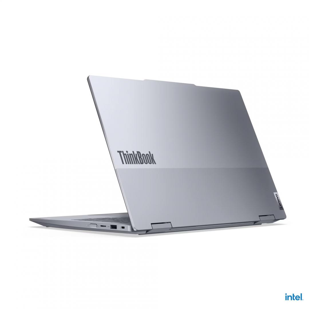 Laptop SMB Lenovo ThinkBook 14 2-in-1 G5 IAU, cu procesor Intel Core Ultra 5 225U, 14'' IPS, 16 GB DDR5, 512 GB, Intel Integrated, Windows 11 Pro, 3 ani Garantie (21SQ0009RI) - imagine 5