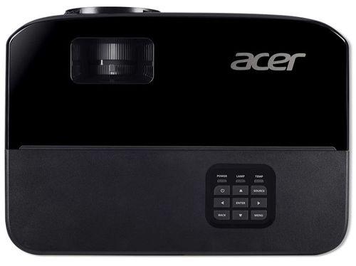 Proiector ACER X1123HP, DLP, 3D Ready, SVGA 800x600, up to WUXGA 1920x 1200, 4000 lumeni, 20000:1, 4:3 nativ, 16:9 compatibil, dimensiune maxima imagine 300", distanta maxima de proiectie 12 m, boxa 3W, lampa 5000 ore/ 15000 ore, D-sub, composite/ RCA, HDMI, PC audio, USB mini B, RS232, cablu VGA (MR.JSA11.001)