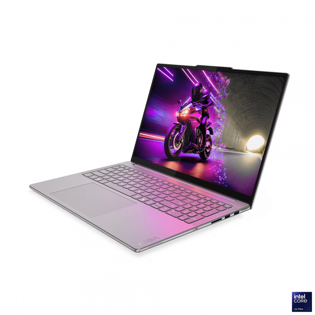 Laptop Lenovo Yoga Pro 9 16IAH10, 16" 3.2K (3200x2000) OLED, 1600nits (peak) / 1000nits (typical) Glossy / Anti-fingerprint, 100% DCI-P3, 100% Adobe® RGB, 100% sRGB, 120Hz, Eyesafe®, Dolby Vision®, DisplayHDR™ 1000, AGC Dragontrail™ Glass, Touch, X-Rite®, PureSight Pro, Intel® Core Ultra 9 285H, 16C (83L00064RM) - imagine 7