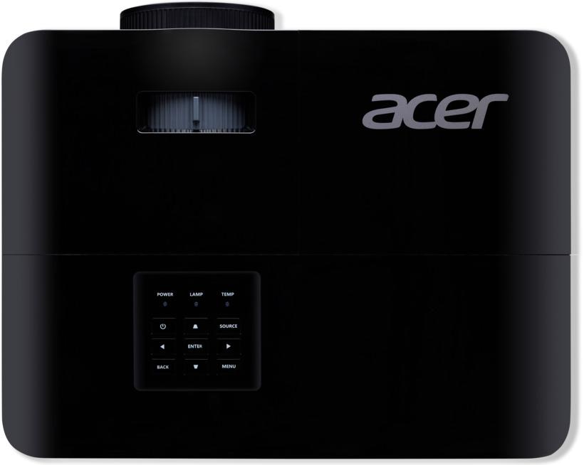 Proiector Acer X1228i, DLP 3D ready, XGA 1024* 768, up to WUXGA 1920* 1200, 4800 lumeni, 4:3/ 16:9, 20.000:1, zoom 1.1, dimensiune maxima imagine 300", distanta maxima de proiectie 11.8 m, boxa 3W, lampa 6.000 ore/ 15.000 ore extreme eco, 27-35 dB, greutate 2.75 kg, D-sub, HDMI, PC audio in/ out (MR.JTV11.001)