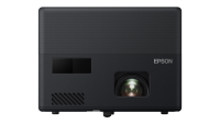 Proiector Epson EF-12 Mini laser Smart projector, 3LCD, 1000 lumeni, FHD 1920*1080, 16:9, 2.500.000:1, laser, dimensiune maxima imagine 150", USB 2.0 Type A, USB 2.0 Type B, Stereo mini jack audio out, HDMI ARC, HDMI (HDCP 2.3), Android TV, Kensington lock, boxa 2W inclusa, Chromecast, Google (V11HA14040)