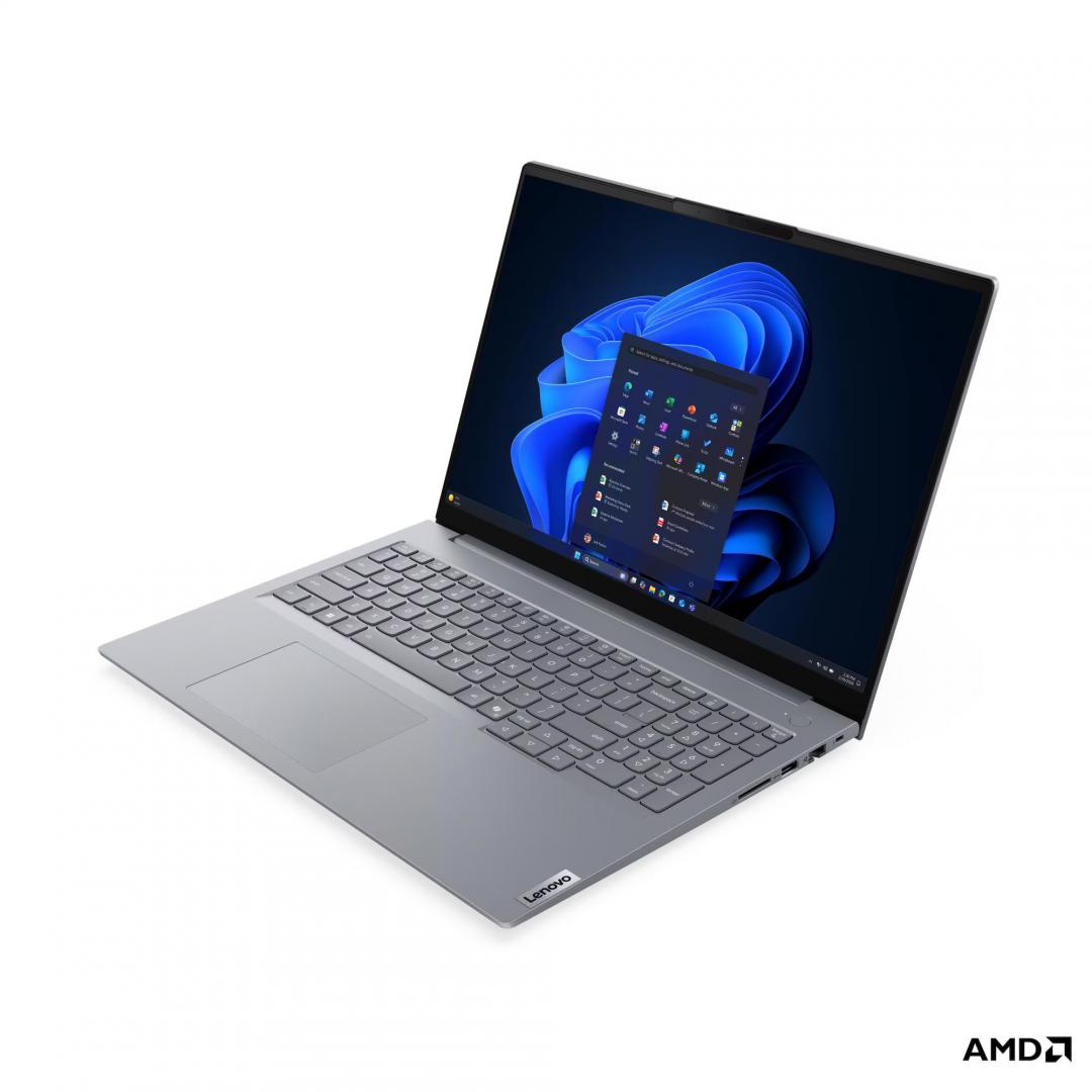 Laptop SMB Lenovo ThinkBook 14 G9 AHP, cu procesor AMD Ryzen 7 250, 14'' IPS, 32 GB DDR5, 512 GB SSD, AMD Radeon 780M, Fara OS, 3 ani Garantie (21V0000NRI) - imagine 2