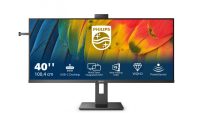 Monitor Philips 40" 40B1U5601H/00, Diagonal (inch): 40, Diagonal (cm): 101.6, Aspect ratio: 21:9, Panel: IPS, Resolution: 3440x1440, Refresh Rate: 120Hz, Response time GtG: 4ms, Brightness (max): 300 cd/m², Contrast (static) : 1200:1, Contrast (dynamic): 50M:1, Viewing angle: 178°/178°, Color Gamut (40B1U5601H/00)