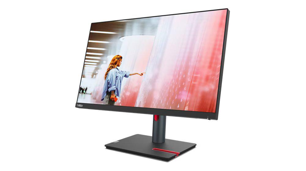 Lenovo ThinkVision P24q-3023.8" IPS , QHD (2560x1440), 16:9, Brightness: 300 cd/m², Contrast ratio: 1000:1, Response time: 4ms (Extreme mode) / 6ms (Typical mode), Dot / Pixel Per Inch: 123 dpi, Color Gamut: 99% sRGB, 99% BT.709, View angle: 178° / 178°, Stand: Tilt, Swivel, Pivot (63B4GAT6EU) - imagine 3