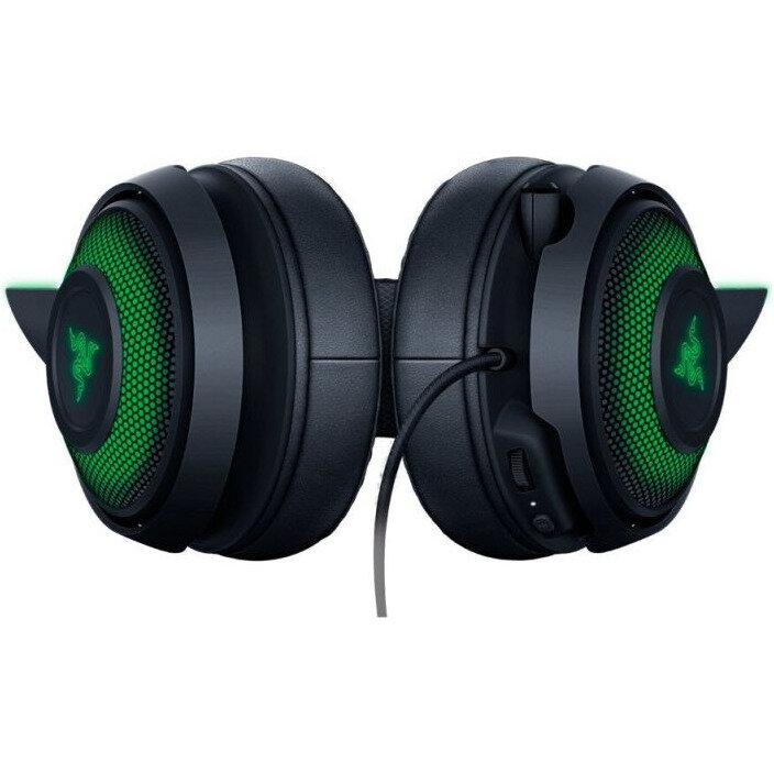 Casti Razer Kraken Kitty V2 Pro USB-A, senzitivitate 96 dB SPL / mW @ 1kHz by HATS si senzitivitate microfon -42 dB, frecventa raspuns 20Hz-20kHz, frecventa raspuns microfon 100Hz-10kHz impedanta 32 Ω (1 kHz), lungime cablu 2m, negru (RZ04-04510100-R3M1) - imagine 3