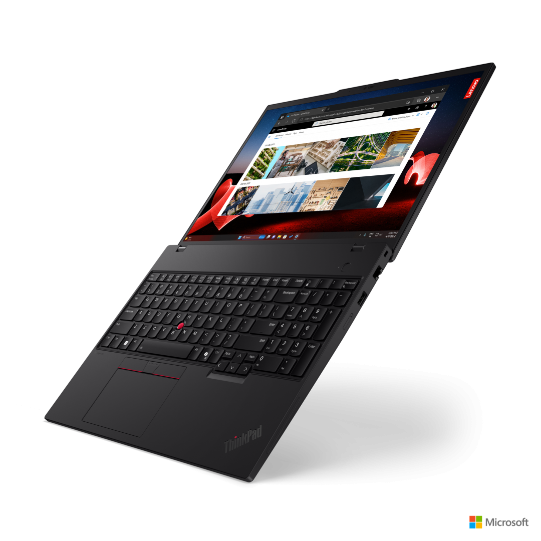 Laptop Lenovo ThinkPad T16 Gen 3, Intel® Core™ Ultra 7 155U, Video Integrated Intel® Graphics;RAM 32GB SO-DIMM DDR5-5600, Two DDR5 SO-DIMM slots, dual- channel capable, 3YP W11P (21MN00B5RI) - imagine 4