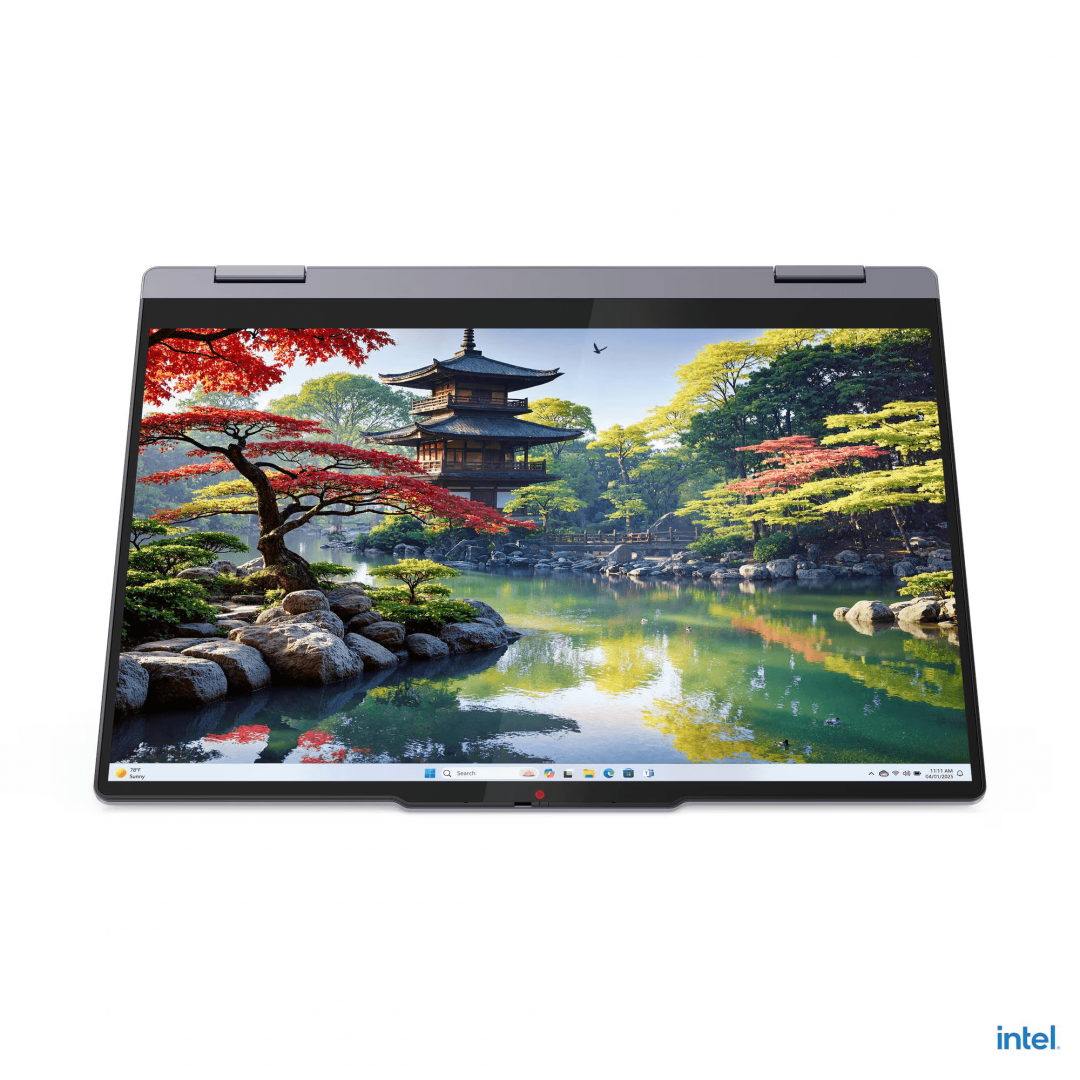Laptop Lenovo IdeaPad 5 2-in-1 14IAL10, 14" WUXGA (1920x1200) OLED 500nits (peak) / 400nits (typical) Glossy, 100% DCI-P3, 60Hz, TÜV Low Blue Light, DisplayHDR™ True Black 500, Glass, Touch, Intel® Core Ultra 5 225H, 14C (4P + 8E + 2LPE) / 14T, Max Turbo up to 4.9GHz, 18MB, video Integrated Intel® (83KR0027RM) - imagine 8