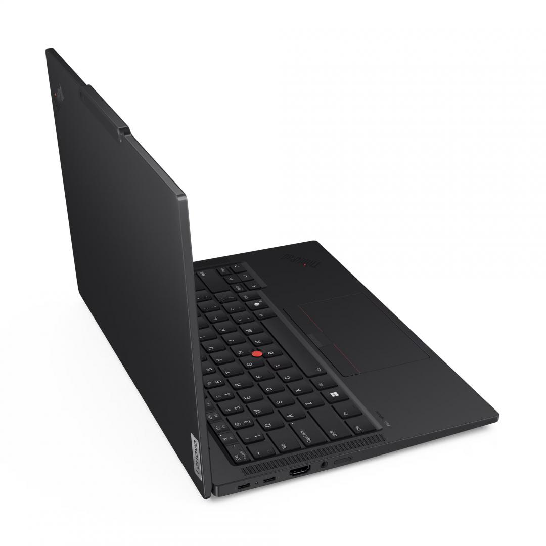 Laptop Lenovo ThinkPad T14s Gen 5;14" WUXGA (1920x1200) IPS 400nits Anti-glare, 45% NTSC, DBEF5;Intel® Core™ Ultra 7 155U, 12C (2P + 8E + 2LPE) / 14T, Max Turbo up to 4.8GHz, 12MB;Video Integrated Intel® Graphics;RAM 32GB Soldered LPDDR5x-6400;SSD1TB SSD M.2 2280 PCIe® 4.0x4 Performance NVMe® Opal (21LS005LRI)