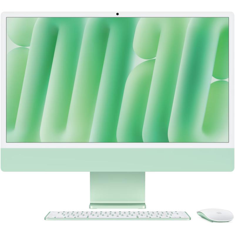 Apple iMAC 24" Retina 4.5k/ Apple M4 (CPU 10-core, GPU 10-core, Neural Engine16-core)/24GB/1TB - Green - INT KB (2024) (Cto from MD2Q4RO/A) (Z1K3000MH)